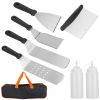 7Pcs Stainless Steel Griddle Accessories Kit, Utensil Tools