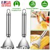 2 Pcs Stainless Steel Corn Cob Peeler Tool