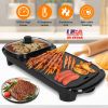 2 In 1 1300W Electric Hot Pot with Grill Smokeless Non-Stick Korean BBQ Grill Shabu Shabu Hot Pot