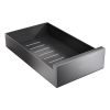 Carbon Steel Pull Out Cabinet Organizer, Slide Out Drawer, Quiet Slide Rail, Black 11.81x16.92x2.75 inch