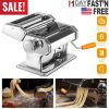 Stainless Steel Pasta Maker Roller Machine, 9 Thickness Settings