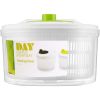 3 L Salad Spinner/Drainer - Hand Cranking Vegetable Dryer with Lid