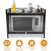 Bakers Rack Carbon Steel Microwave Stand and Storage