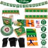 171 Pcs Baseball Themed Party Disposable Tableware & Decorations Set, Serves 24 Guests