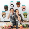Electric Salt and Pepper Grinder - Battery Powered, LED Indicator, Adjustable Coarseness, One Hand Easy Operation