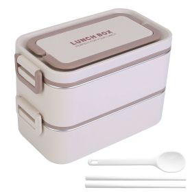 3 Stackable Bento Food Box with Chopsticks  & Spoon