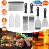 7Pcs Stainless Steel Griddle Accessories Kit, Utensil Tools