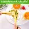 Effortless Hand Lemon Juicer with Sideways Pivot, Fold Flat Design