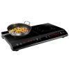 4000W Portable Dual Burner Induction Hot Plate with 9 Power & 9 Temperatures, 0-3 Hour Timer