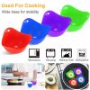 4 Pack Egg Poachers Silicone Egg Poaching Cups - BPA Free Non-Stick for Microwave or Stovetop