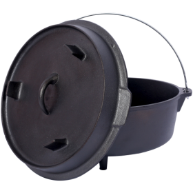 8 Quart Cast Iron Dutch Oven with Lid