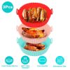3Pcs Reusable Foldable Air Fryer Silicone Liners