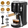 Espresso Machine With Adjustable Milk Frother Steam Wand 33.8OZ For Espresso Latte
