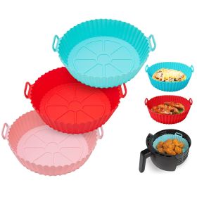 3Pcs Reusable Foldable Air Fryer Silicone Liners
