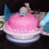 108Pcs Cake Decorating Supplies Kit includes 11in Revolving Turntable and Table Stand