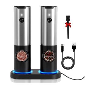 Electric Salt and Pepper Grinder, Rechargeable