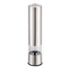 Electric  Stainless Steel Salt and Pepper Grinder with Light Adjustable Coarseness - Battery Operated, Easy Refill