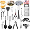 23Pcs Stainless Steel Kitchen Utensil Set