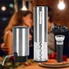 Set of 4 Includes; Electric Wine Opener, Wine Aerator, Foil Cutter, Vacuum Wine Stopper