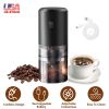 Cordless Electric Coffee Bean Grinder -Rechargeable Battery, 5 Levels With Removable Cup