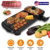 2 In 1 1300W Electric Hot Pot with Grill Smokeless Non-Stick Korean BBQ Grill Shabu Shabu Hot Pot