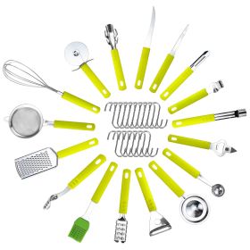 34 Pcs Stainless Steel Kitchen Cooking Utensils Set