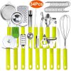 34 Pcs Stainless Steel Kitchen Cooking Utensils Set