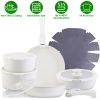 17Pcs Nonstick Cookware Set Induction Kitchen Pots And Pans Set With Detachable Handles
