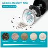 Electric Salt and Pepper Grinder - Battery Powered, LED Indicator, Adjustable Coarseness, One Hand Easy Operation