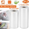 2 Rolls of Vacuum Sealer Bags, 10.82 inch x 49 ft
