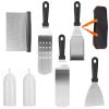 7Pcs Stainless Steel Griddle Accessories Kit, Utensil Tools