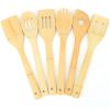 6Pcs Bamboo Cooking Utensils