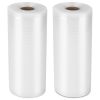 2 Rolls of Vacuum Sealer Bags 7.67in x 49ft- BPA Free