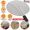 13in Stainless Steel Grease Splatter Screen w/ Resting Feet