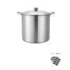 21 QT Stainless Steel Canning Pot with Rack and Lid