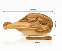Mediterranean Olive Wood Bread & Butter Set