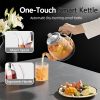 800ml electric  glass kettle with stainless steel filter