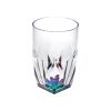 Set of 4 Hi Ball (17oz) Rainbow Diamond Acrylic Drinking Glasses