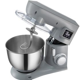 VEVOR 450W 6-Speed Stand Mixer Tilt-Head Dough Mixer, 7.4 Qt Bowl, 3 Attachments