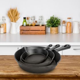 Pre-Seasoned Cast Iron Skillet Set
