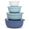 8 Piece Nesting Mixing Bowl with Lids Set