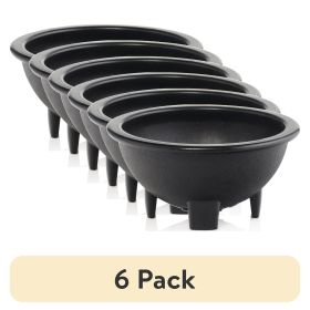 (6 pack) 10oz  Small Black Salsa Serving Dish