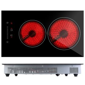 Dual Induction Burners Electric Cooktop 110V