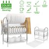 3-Tier Dish Drainer w/ 3 Drain Trays