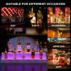 37 Inch LED Lighted Bar Display Shelf with App & Remote Control