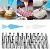 206 PCS Baking and Cake Decorating Supplies Kit With Cake Turntable Stand