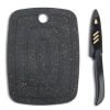 2-Piece Bar Board with Knife Set