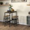 Pub Table and Chairs Set for 4