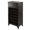 Ancona Modular Wine Cabinet with One Drawer, Holds 24-Bottles