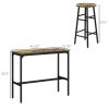 Pub Table and Chairs Set for 4